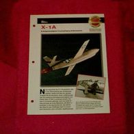 X-1A (Bell) - Infokarte über