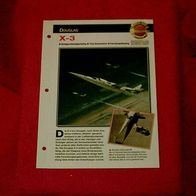 X-3 (Douglas) - Infokarte über