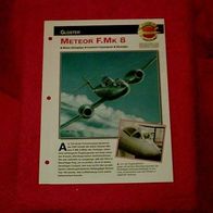 Meteor F. Mk 8 (Gloster) - Infokarte über