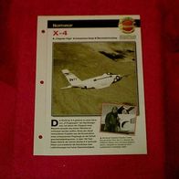 X-4 (Northrop) - Infokarte über