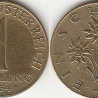 Österreich 1 Schilling 1964 (m304)