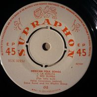 Helia Casanovas - Mexican Folk Songs 45 EP 7"