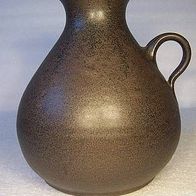 Braune Keramik-Henkel-Vase