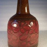 Lila-braune Keramik-Vase , Strehla - GDR , 60ger Jahre