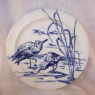 Englischer T.C. Brown West head Moorey & Co.-Keramik Teller " Nature " um 1870 * * *