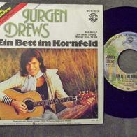 Jürgen Drews - 7" Ein Bett im Kornfeld (let your love flow) ´76 WB16740 - mint !