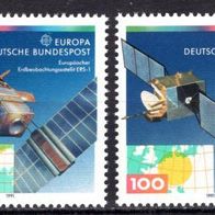 BRD / Bund 1991 Europa: Europäische Weltraumfahrt MiNr. 1526 - 1527 postfrisch