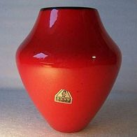 Rote Keramik - Vase , Gerz-Keramik - W. Germany 60ger Jahre