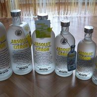 Absolut Vodka Citron Family 50ml 200ml 375ml 500ml 700ml 750ml 1000ml mit Tag