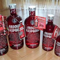 Absolut Vodka Raspberri Family 50ml 200ml 375ml 700ml 750ml 1000ml mit Tag