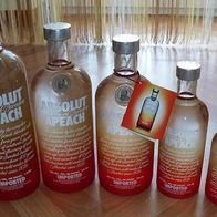 Absolut Vodka Apeach Family 50ml 200ml 375ml 700ml 750ml 1000ml mit Tag