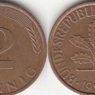 BR Deutschland 2 Pfennig 1995D (m336)