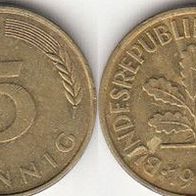 BR Deutschland 5 Pfennig 1990A (m337)