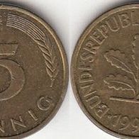 BR Deutschland 5 Pfennig 1990G (m338)