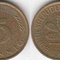 BR Deutschland 5 Pfennig 1991A (m339)