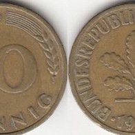 BR Deutschland 10 Pfennig 1950J (m343)