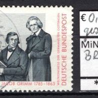BRD / Bund 1985 200. Geburtstag der Brüder Grimm MiNr. 1236 gestempelt