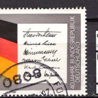 BRD / Bund 1989 40 Jahre Bundesrepublik Deutschland MiNr. 1421 gestempelt