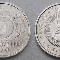 DDR 5 Pfennig 1983 "A" ## Kof5