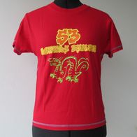 NEU T-Shirt "ES Basic" Gr 134 10 Jahre rot Drachen Dragon Shirt Pulli Top Unisex