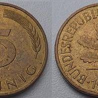 Deutschland 5 Pfennig 1993 J ## D