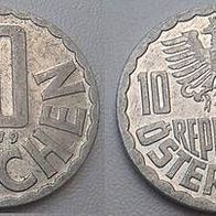 Österreich 10 Groschen 1979 ## F