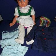 Sonni Sonneberg Puppe, 40 cm, Zubehör, 1950, 8 Teile !