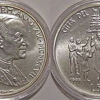 Vatikan Silber 500 Lire 1997 JOH. PAUL II. (1979-2005) Weltjugendtag Paris