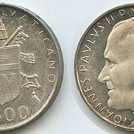 Vatikan Silber 500 Lire 1979 Anno I. JOH. PAUL II. (1979-2005) Päpstl. Wappen
