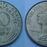 Frankreich 10 Centimes 1985 ## F