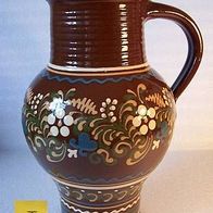 Große, sehr dekorative Keramik-Henkel-Vase , Hessen Keramik TSH 1977