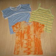 schönes 3teiliges T-Shirt - Paket Gr. 116/122/128 u.a. H&M (0113)