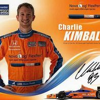 Charlie Kimball Motorsport 20 x 25 cm Originalautogramm aus Privatsammlung - al-