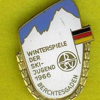 Winterspiele der Ski Jugend 1966 Berchtesgaden ... Abzeichen :