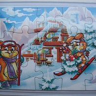 Hanny Bunnys Ski Hasen-Puzzle