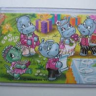 Happy Hippos Hochzeit-Puzzle