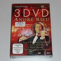 Andre Rieu 3 DVD Box La Vie est belle / Royal Dreams / The best of Live in Concert OVP
