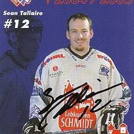 Sean Tallaire - Ice Tigers Nürnberg 04/05 - Köln, Ingolstadt, Kassel