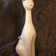 Hollohaza / Ungary Porzellan Figur - " Katze "