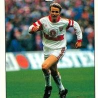 ACTION CARD Eyjölfur Sverrisson VfB Stuttgart 92-93 Hertha BSC Berlin Iceland