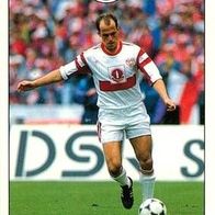 ACTION CARD Michael Frontzeck VfB Stuttgart 92-93 Odenkirchen Alemannia Aachen