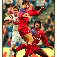 ACTION CARD Thomas Berthold FC Bayern München 92-93 AS Roma Hellas Verona DFB