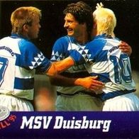 Panini CARD 1995 MSV Duisburg Trading Card Sammelkarte Deutschland Meiderich DFB