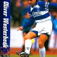 Panini CARD 1995 Oliver Westerbeek MSV Duisburg FC 08 Homburg Karlsruher SC GER