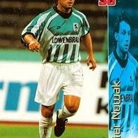 Panini CARD 1996 Peter Nowak TSV 1860 München Piotr Dynamo Dresden Polen POLSKA
