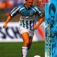 Panini CARD 96 Manfred Schwabl TSV 1860 München FC Holzkirchen Wacker Innsbruck