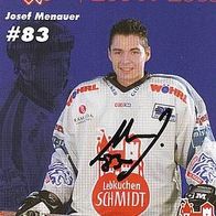 Josef Menauer - Ice Tigers Nürnberg 04/05 - Ex Straubing Augsburg