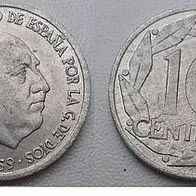 Spanien 10 Centimos 1959 ## H