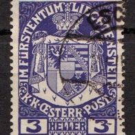 Liechtenstein gestempelt Michel Nr. 4 - 3