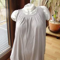 Malene Birger Tunika Top hellgrau wunderschöner Fall Gr M
